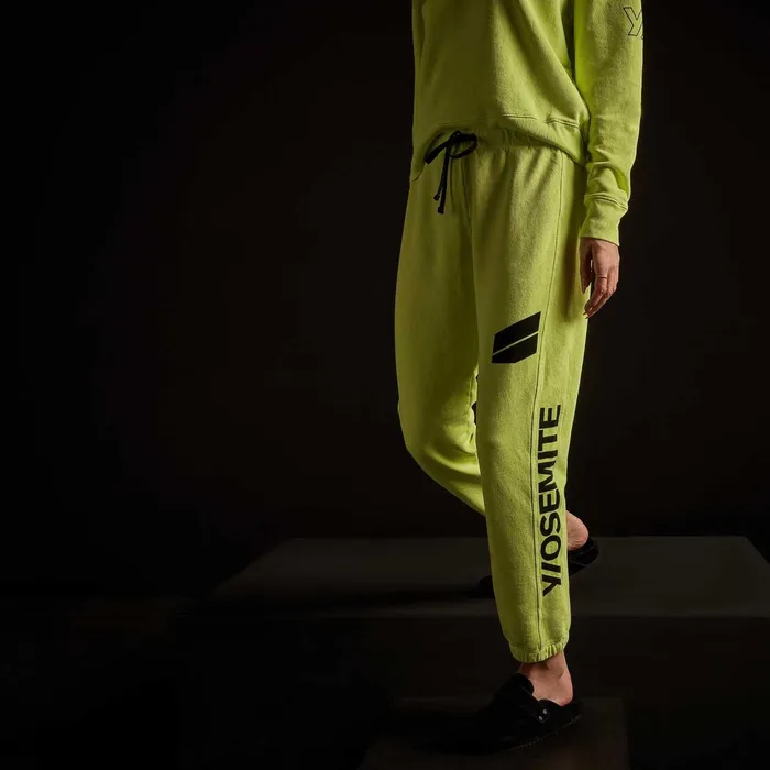 Women Sweat TopsBottoms James Perse French Terry Sweatpant Bright Neonblack
