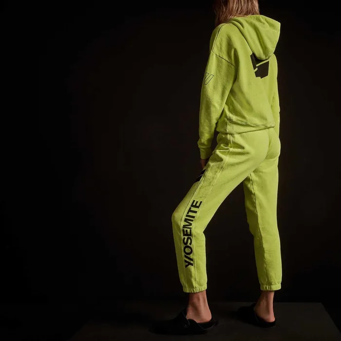 Women Sweat TopsBottoms James Perse French Terry Sweatpant Bright Neonblack
