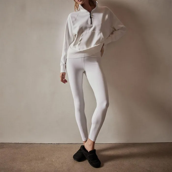 Women Sweat TopsBottoms James Perse High Rise Leggings White