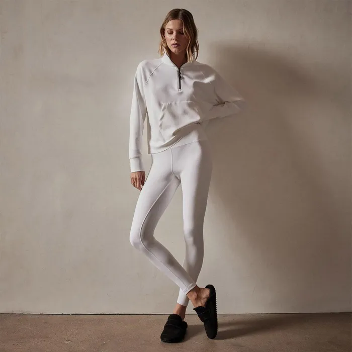 Women Sweat TopsBottoms James Perse High Rise Leggings White