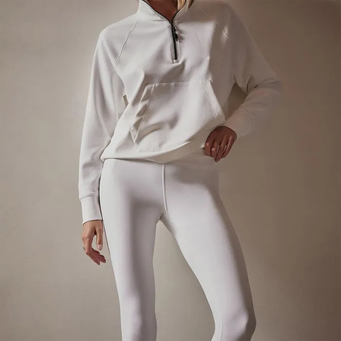 Women Sweat TopsBottoms James Perse High Rise Leggings White