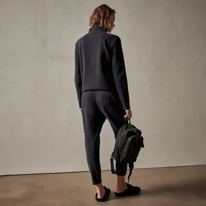 Women Sweat TopsBottoms James Perse Polar Fleece Pull On Sweat Pant Black
