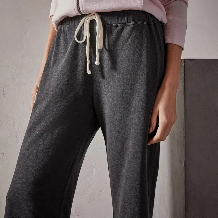 Women Sweat TopsBottoms James Perse Vintage French Terry Cutoff Sweatpant Carbon Pigment