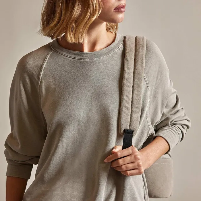 Women Sweat TopsBottoms James Perse Vintage French Terry Relaxed Sweatshirt Dapple Pigment