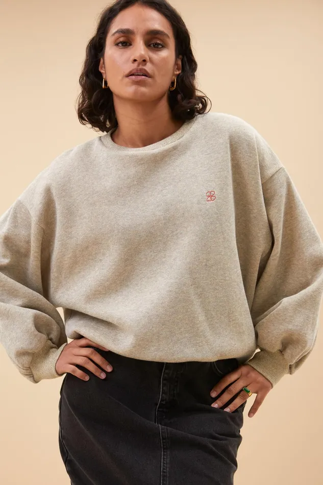 Women Sweaters Bybar Bibi Sparkle Sweater Gold