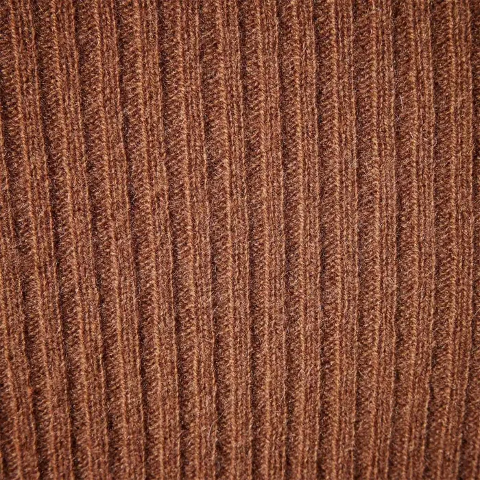 Women Sweaters James Perse Recycled Cashmere Skinny Rib Soft V Neck Gingerbread