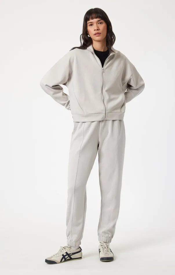 Women Sweatpants In Gray Violet Mavi Jeans Pants