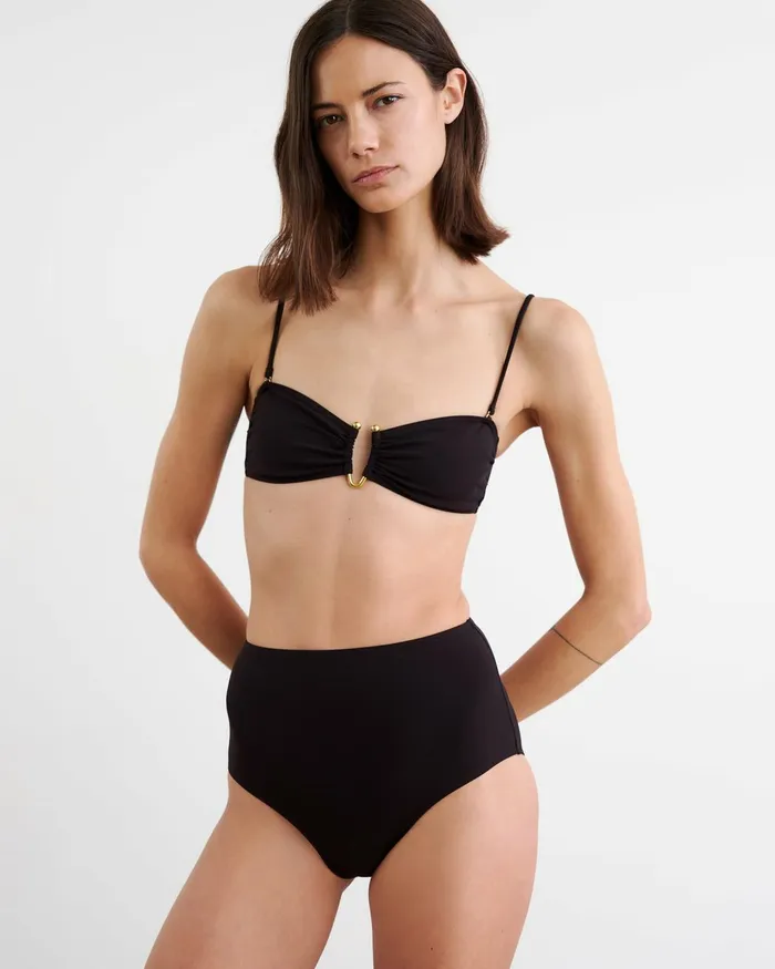 Women Swim Nili Lotan BIKINI BOTTOM Black
