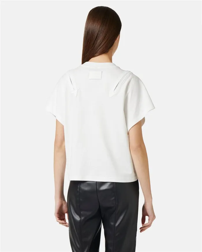 Women TSHIRTS AND TOPS Iceberg Tshirt With Decorative Zips Women TSHIRTS AND TOPS Iceberg Tshirt With Decorative Zips