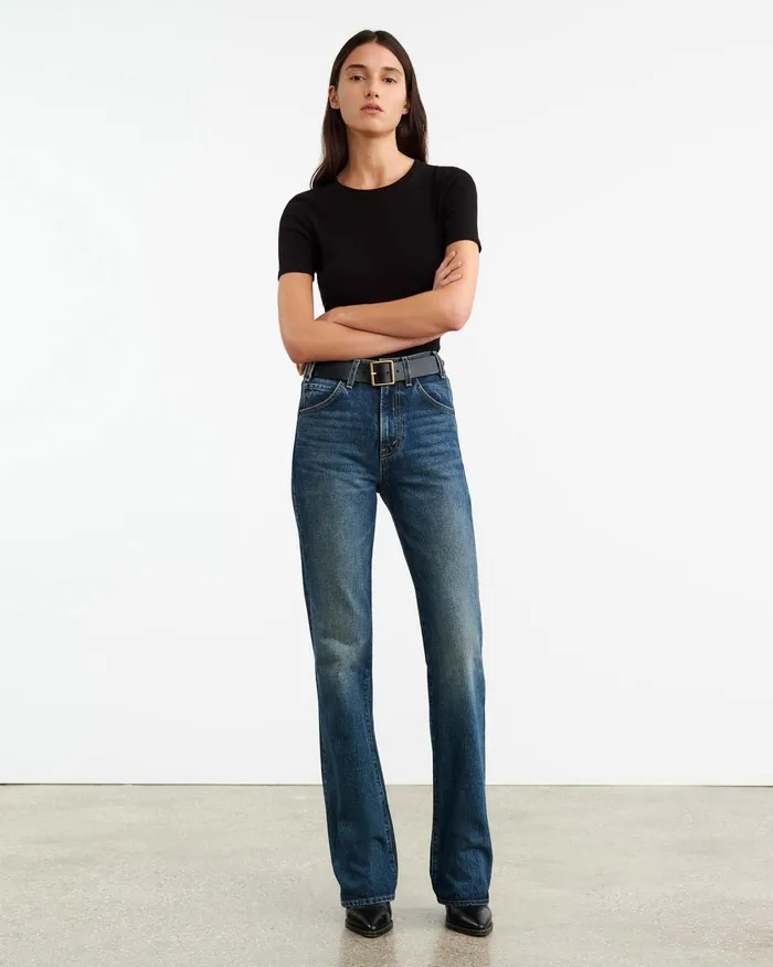 Women Tees Nili Lotan ELIN TEE Black