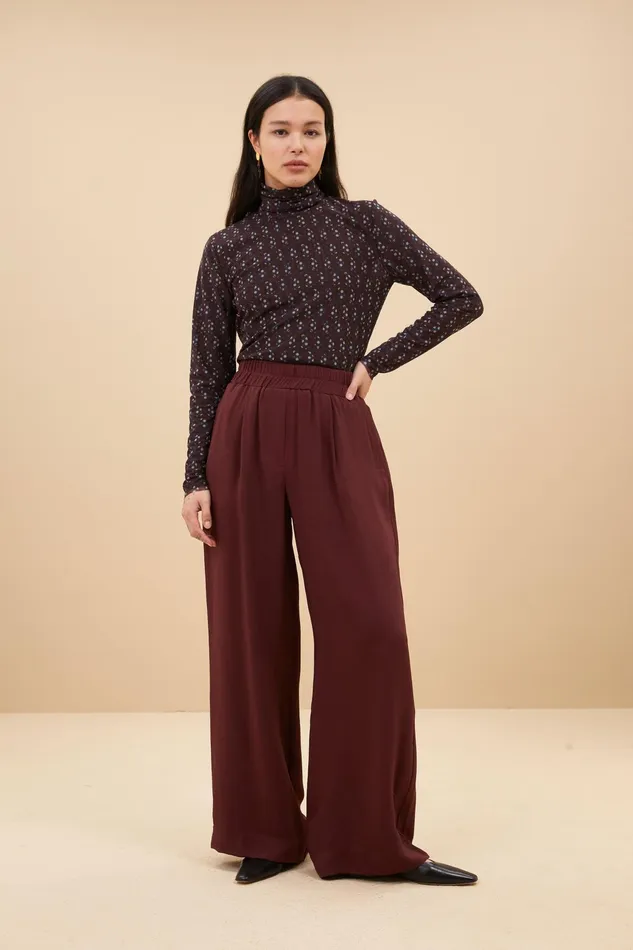 Women Tops and Shirts Bybar Mesh Paisley Top Paisley Dots