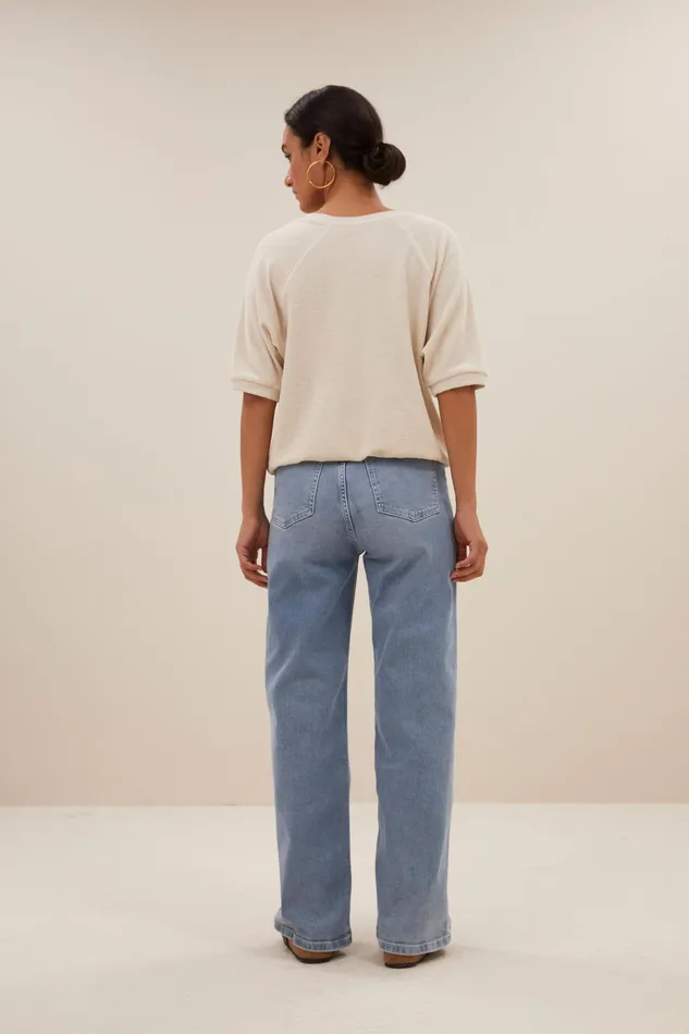 Women Tops and Shirts Bybar Neva Slub Top Almond Women Tops and Shirts Bybar Neva Slub Top Almond