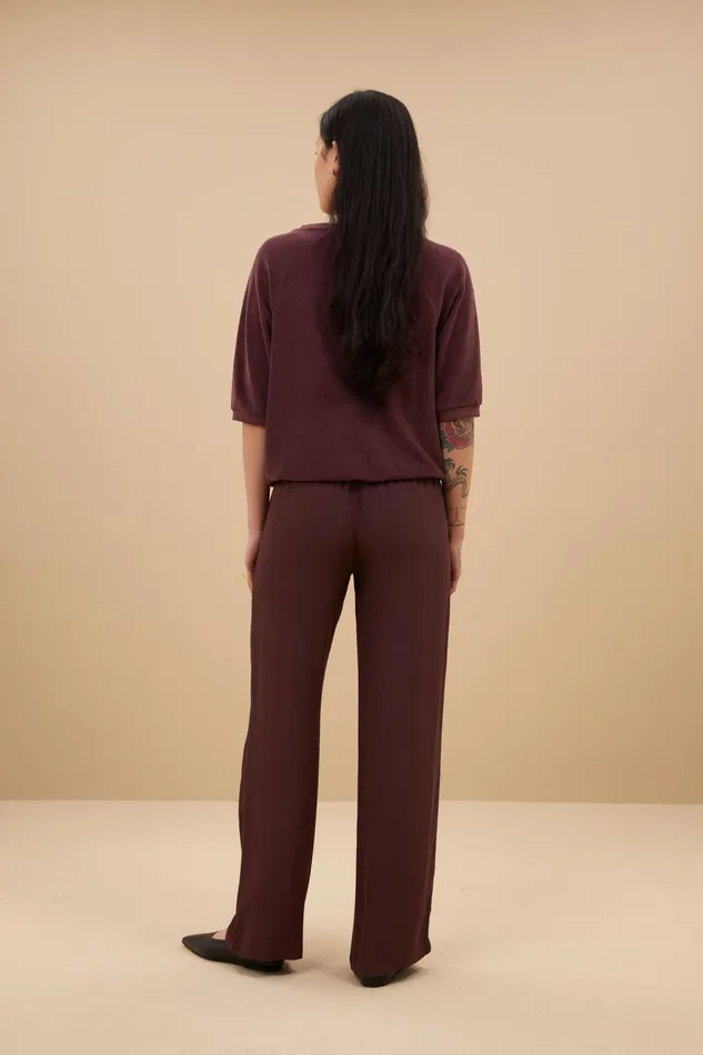 Women Tops and Shirts Bybar Neva Slub Top Pecan Women Tops and Shirts Bybar Neva Slub Top Pecan