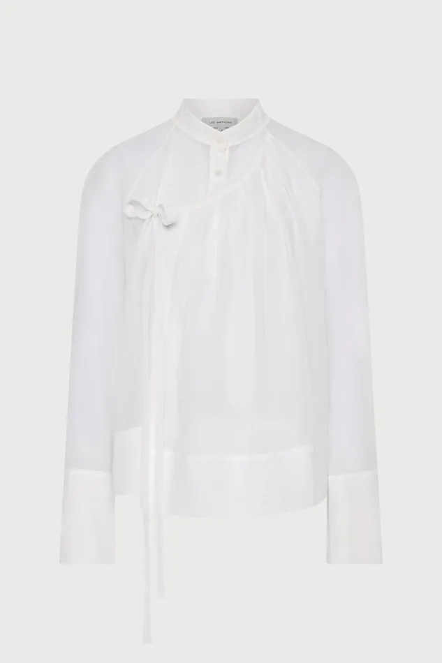 Women Tops And Shirts Lee Mathews Theresa Blouse White