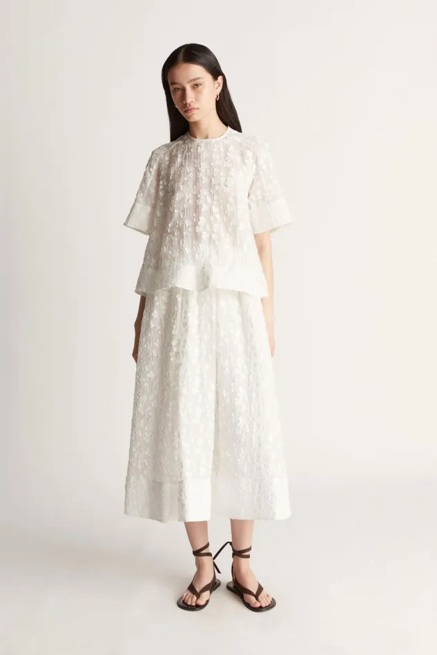 Women Tops And Shirts Lee Mathews Toulouse Top White