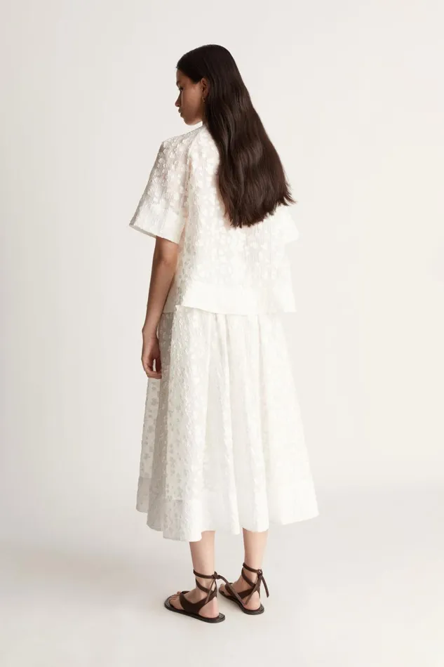 Women Tops And Shirts Lee Mathews Toulouse Top White