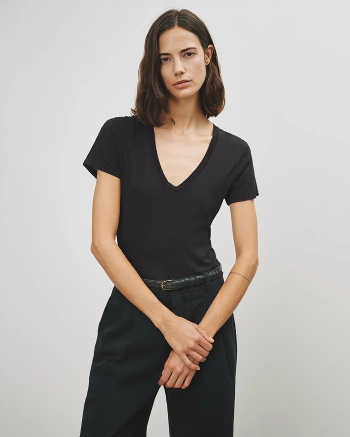 Women Tops Nili Lotan CAROL TEE White
