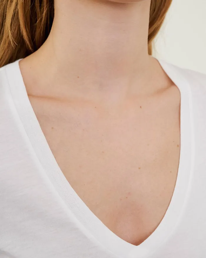 Women Tops Nili Lotan CAROL TEE White
