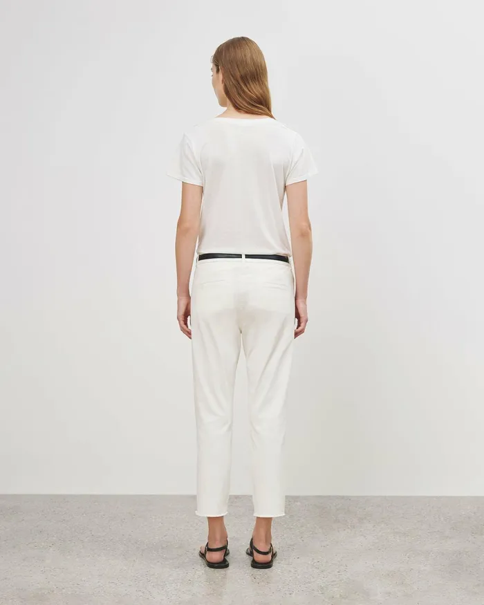 Women Tops Nili Lotan CAROL TEE White