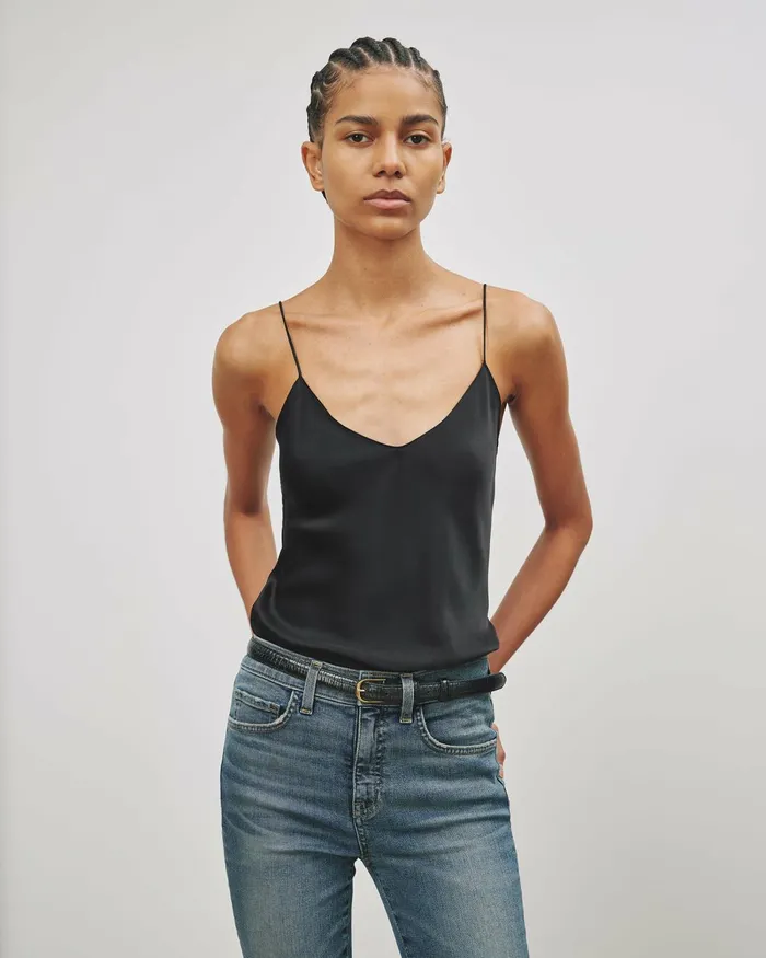 Women Tops Nili Lotan ISABELLA CAMI TOP Ivory