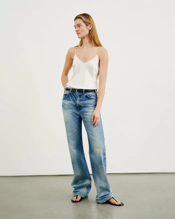 Women Tops Nili Lotan ISABELLA CAMI TOP Ivory