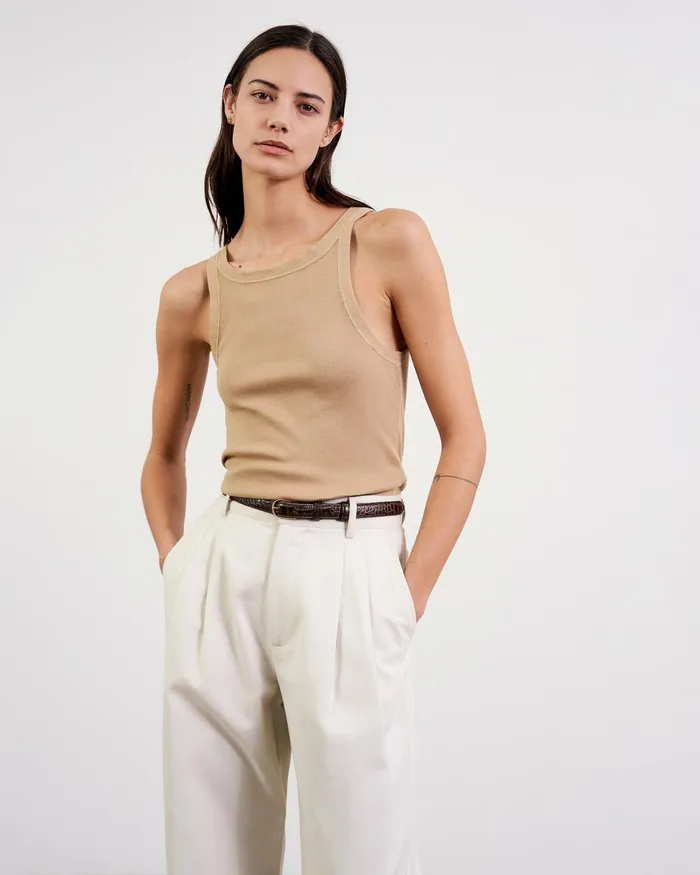 Women Tops Nili Lotan JENNIFER TANK White