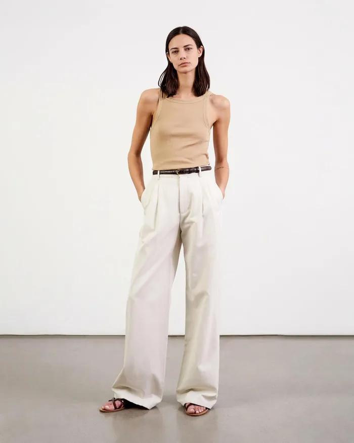 Women Tops Nili Lotan JENNIFER TANK White