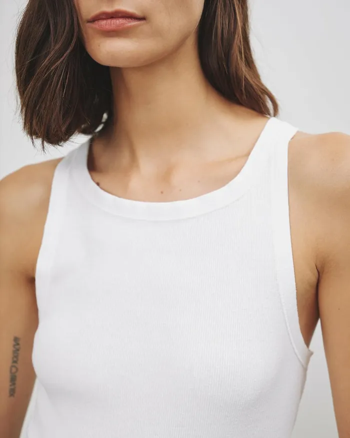 Women Tops Nili Lotan JENNIFER TANK White