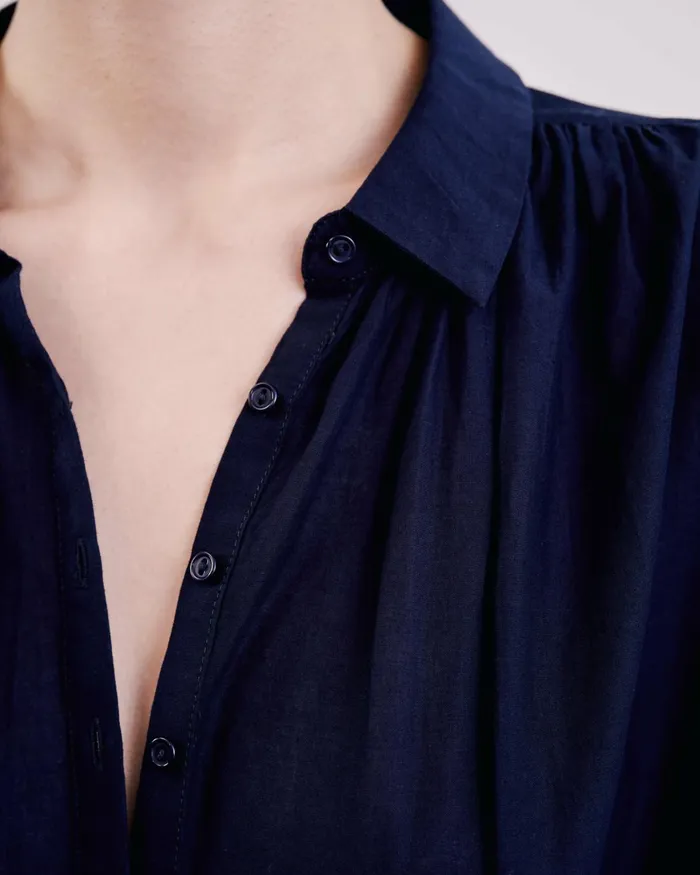 Women Tops Nili Lotan NORMANDY BLOUSE Ivory