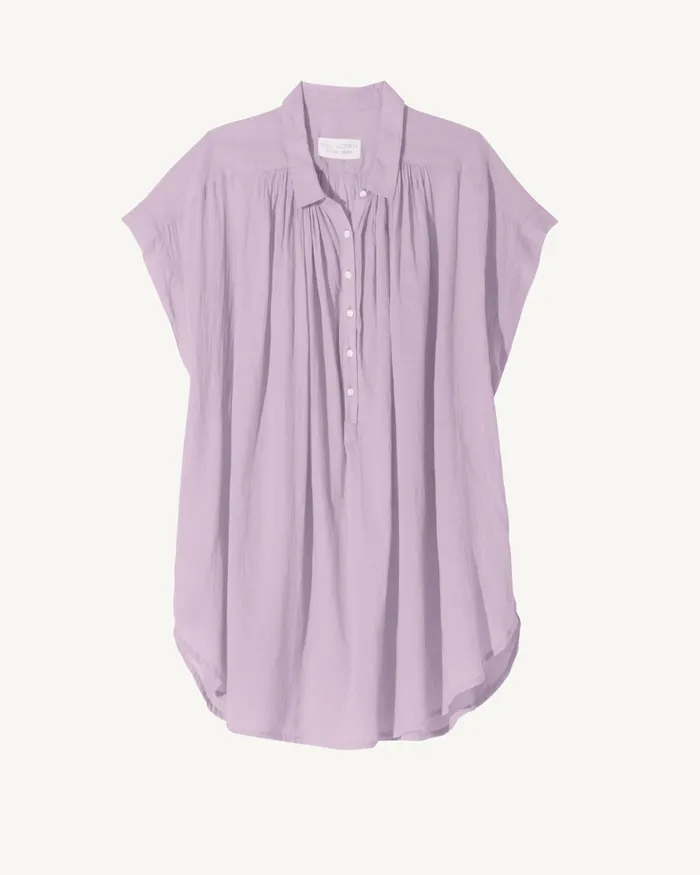 Women Tops Nili Lotan NORMANDY BLOUSE Ivory