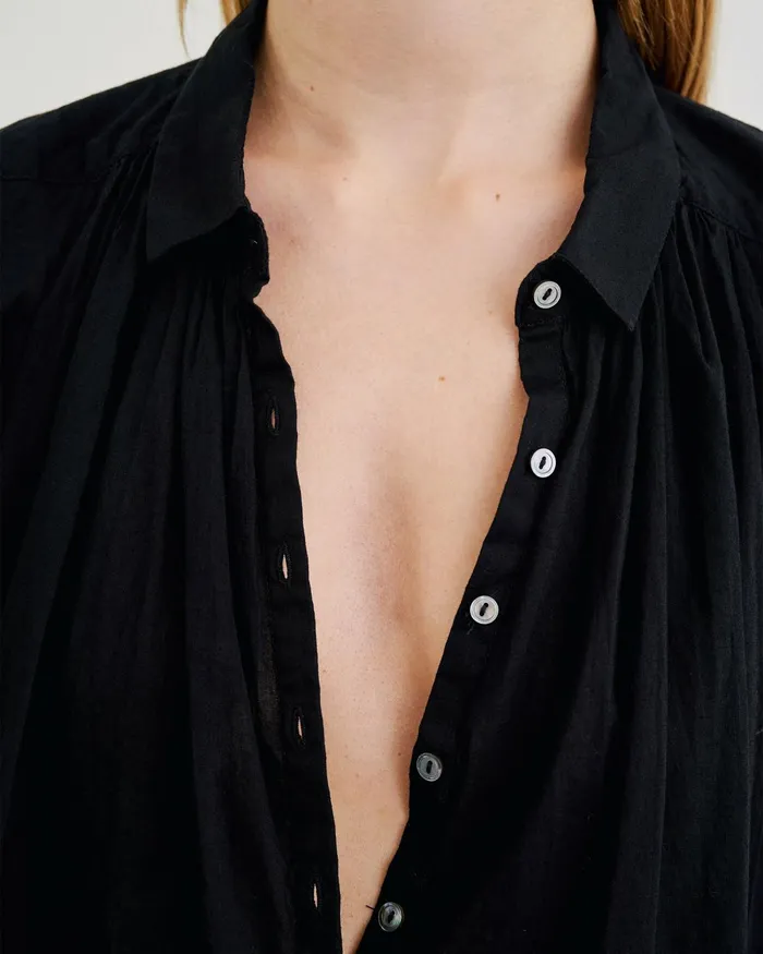 Women Tops Nili Lotan NORMANDY BLOUSE Ivory