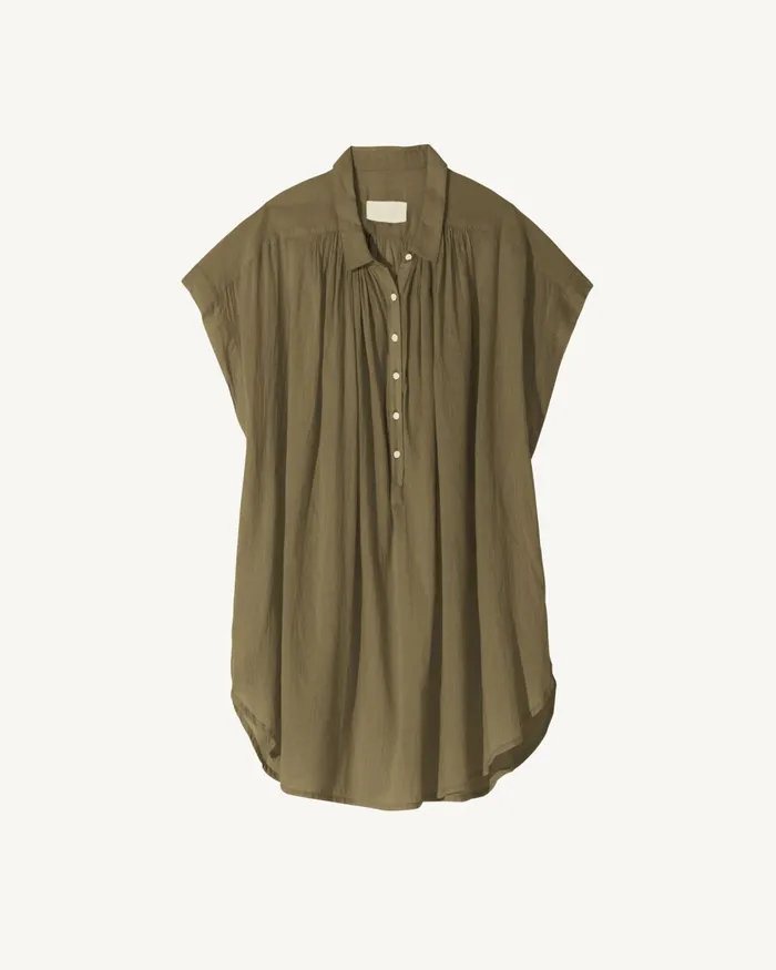Women Tops Nili Lotan NORMANDY BLOUSE Ivory