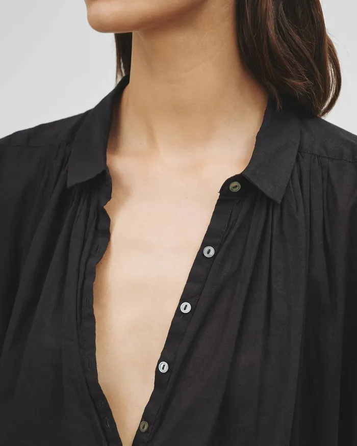 Women Tops Nili Lotan NORMANDY BLOUSE Ivory