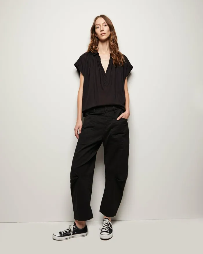 Women Tops Nili Lotan NORMANDY BLOUSE Ivory