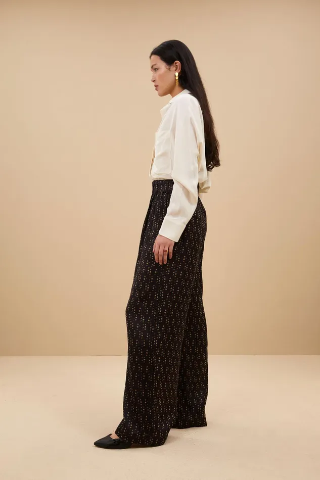 Women Trousers Bybar Benji Paisley Pants Paisley Dots