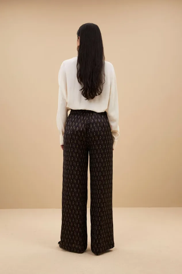 Women Trousers Bybar Benji Paisley Pants Paisley Dots