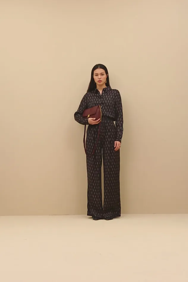 Women Trousers Bybar Benji Paisley Pants Paisley Dots