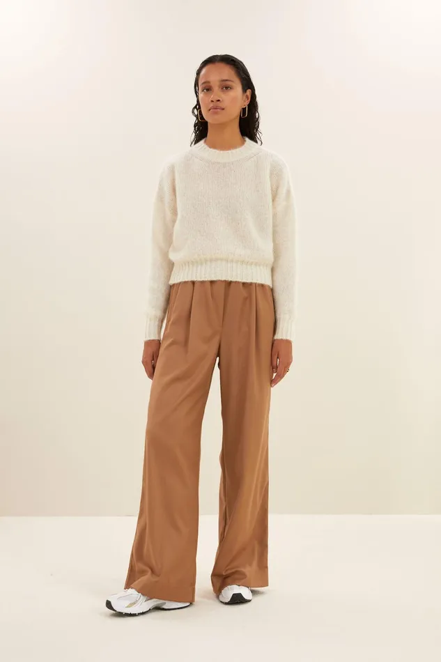 Women Trousers Bybar Benji Pants Camel
