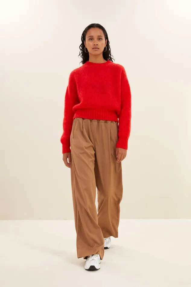 Women Trousers Bybar Benji Pants Camel