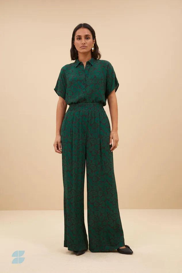 Women Trousers Bybar Benji Spotted Pants Spotted Print