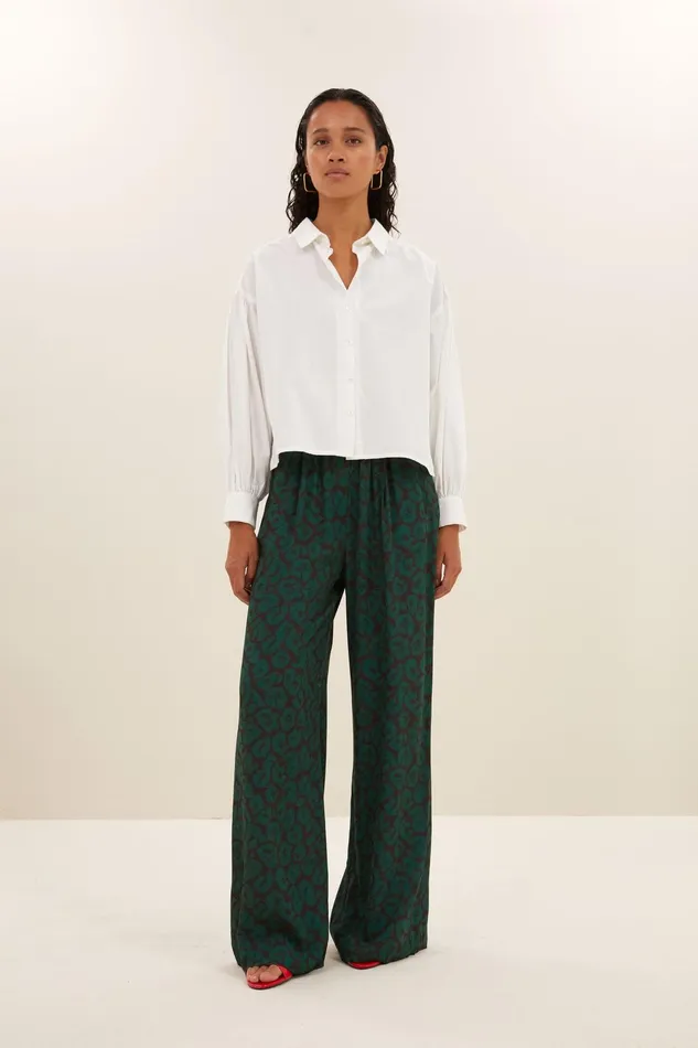 Women Trousers Bybar Benji Spotted Pants Spotted Print