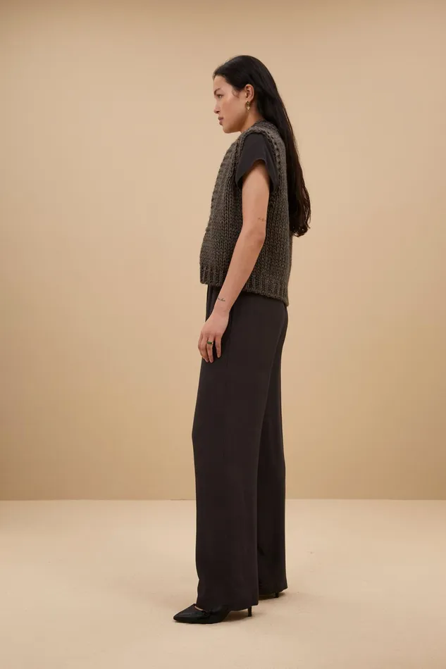 Women Trousers Bybar Robyn Viscose Pants Cafe Noir Women Trousers Bybar Robyn Viscose Pants Cafe Noir