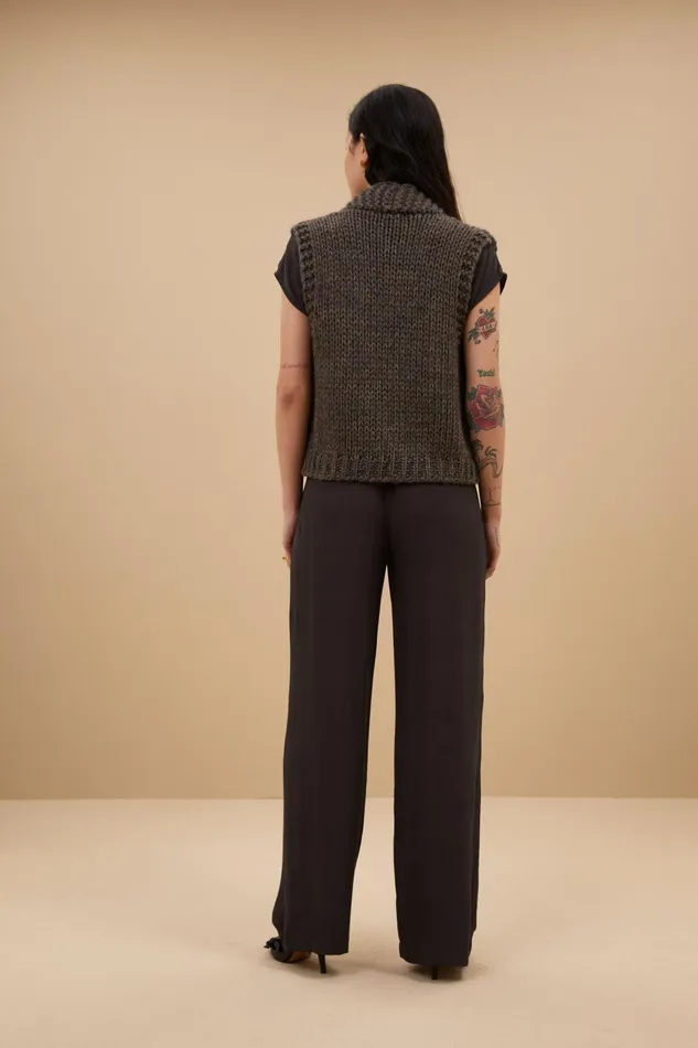 Women Trousers Bybar Robyn Viscose Pants Cafe Noir Women Trousers Bybar Robyn Viscose Pants Cafe Noir