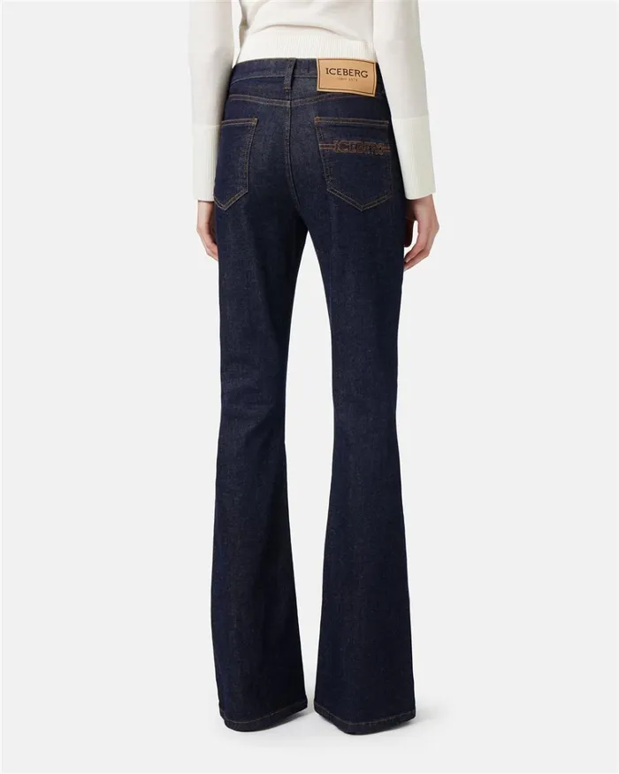 Women TROUSERS Iceberg 5 Pocket Skinny Flare Trousers Women TROUSERS Iceberg 5 Pocket Skinny Flare Trousers