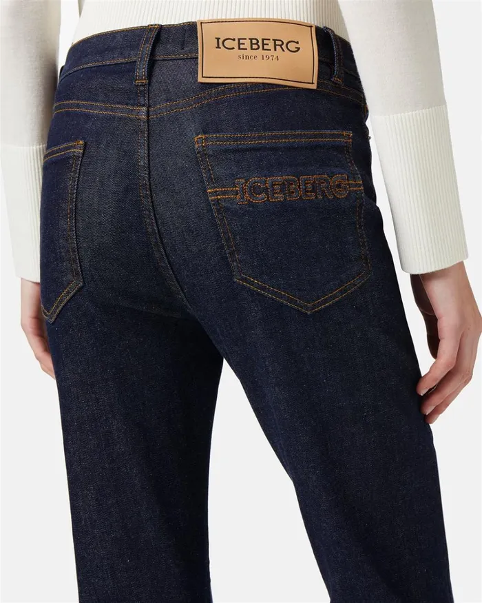 Women TROUSERS Iceberg 5 Pocket Skinny Flare Trousers Women TROUSERS Iceberg 5 Pocket Skinny Flare Trousers