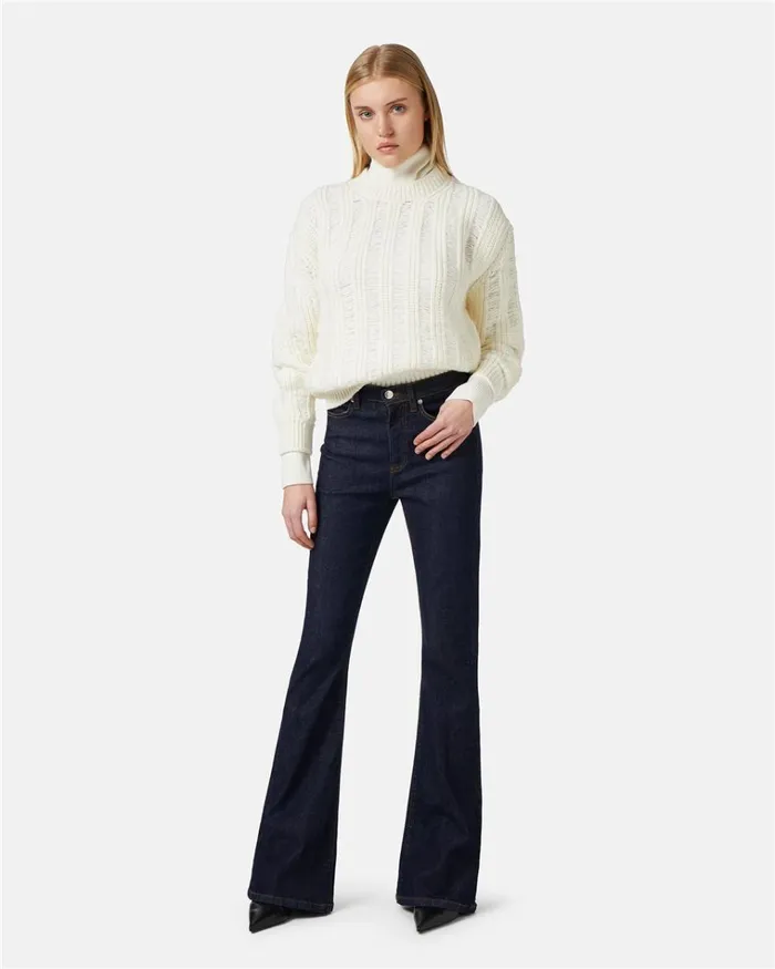 Women TROUSERS Iceberg 5 Pocket Skinny Flare Trousers Women TROUSERS Iceberg 5 Pocket Skinny Flare Trousers