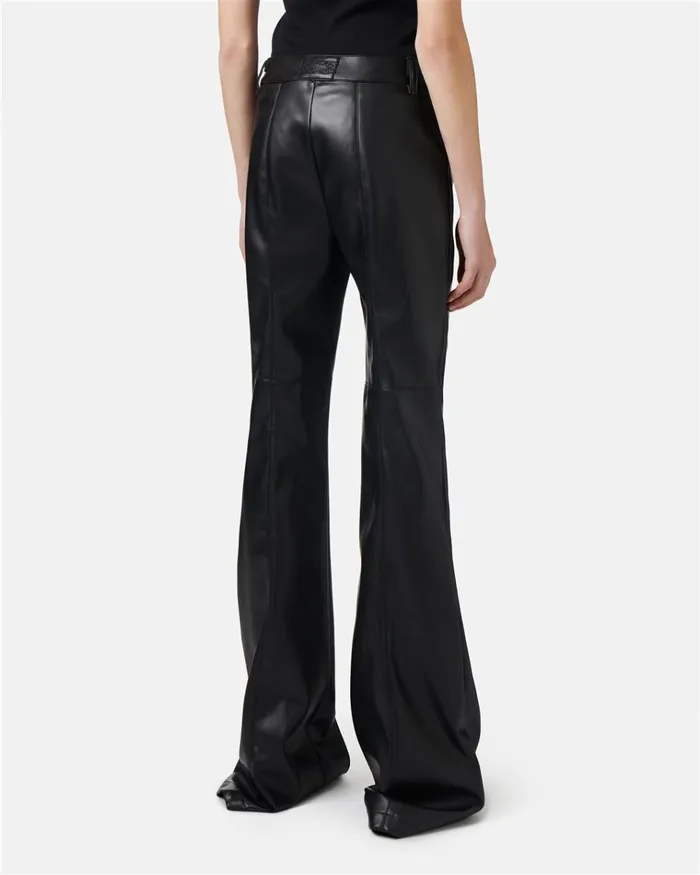 Women TROUSERS Iceberg Flare Fit Trousers In Faux Leather Women TROUSERS Iceberg Flare Fit Trousers In Faux Leather