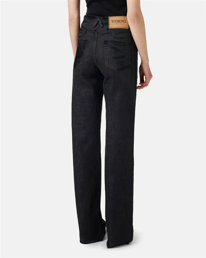 Women TROUSERS Iceberg Wide Fit 5 Pocket Trousers Women TROUSERS Iceberg Wide Fit 5 Pocket Trousers