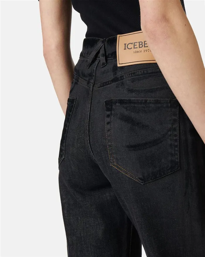Women TROUSERS Iceberg Wide Fit 5 Pocket Trousers Women TROUSERS Iceberg Wide Fit 5 Pocket Trousers