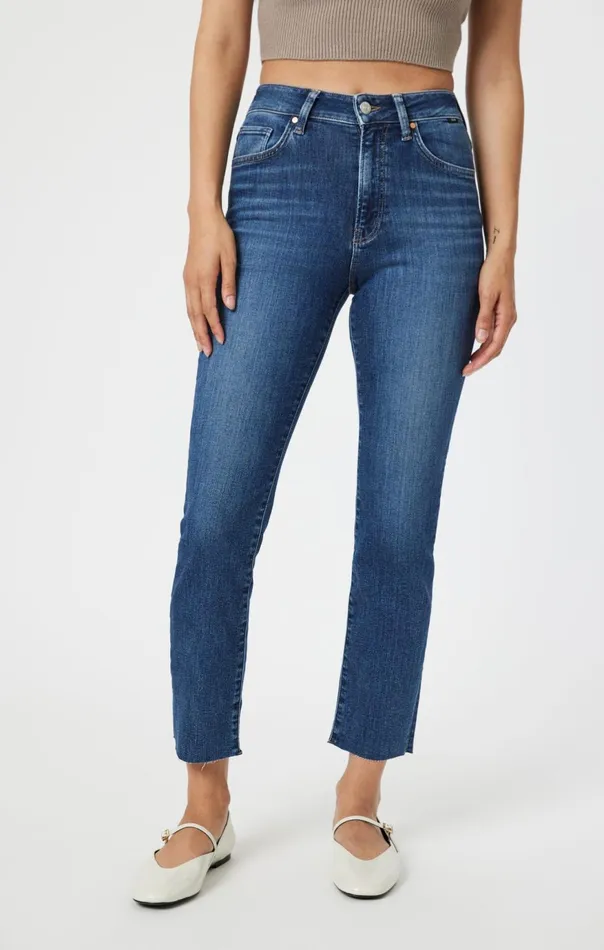 Women Viola Straight Leg In Deep Flex Blue Mavi Jeans Denim Women Viola Straight Leg In Deep Flex Blue Mavi Jeans Denim